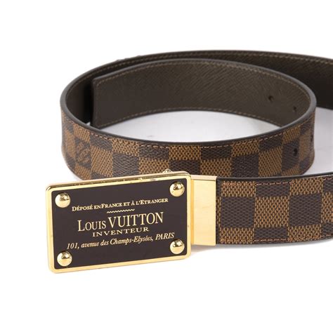 louis vuitton belt with box|Louis Vuitton paris belt.